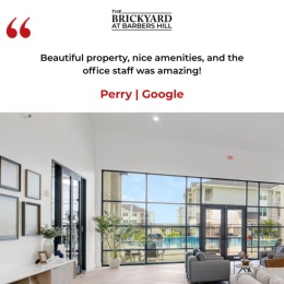a resident review of Brickyard at Barbers Hill located in  Mont Belvieu, TX